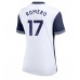 Maillot de foot Tottenham Hotspur Cristian Romero #17 Domicile vêtements Femmes 2024-25 Manches Courtes